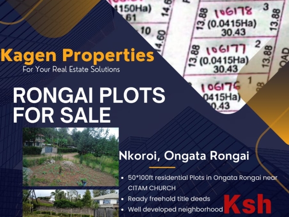 Plots for Sale in Ongata Rongai, Nkoroi